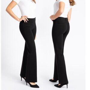 BetaBrand classic dress pant yoga pant bootcut women's small petite black